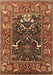 Oriental Brown Industrial Rug, urb1791brn