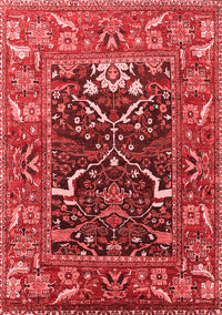 Oriental Red Industrial Rug, urb1791red