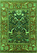 Oriental Green Industrial Rug, urb1791grn