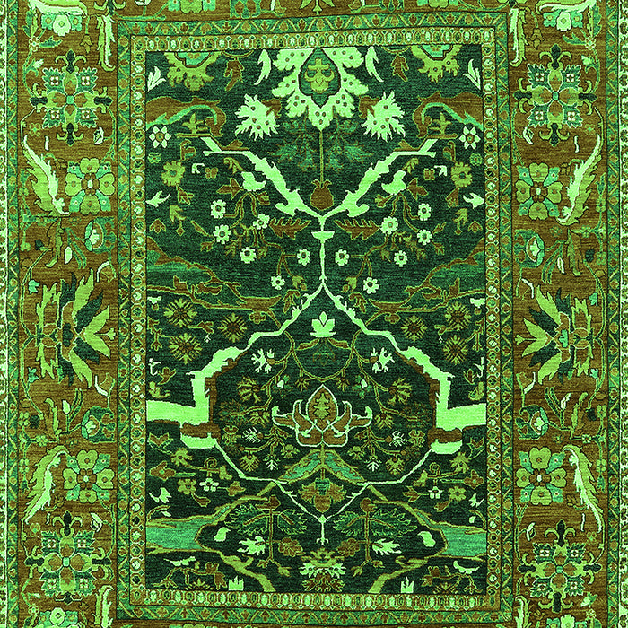 Oriental Green Industrial Rug, urb1791grn
