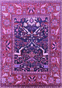 Oriental Purple Industrial Rug, urb1791pur