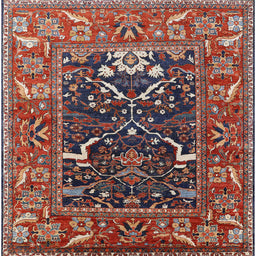 Square Machine Washable Industrial Modern Rosy Pink Rug, wshurb1791