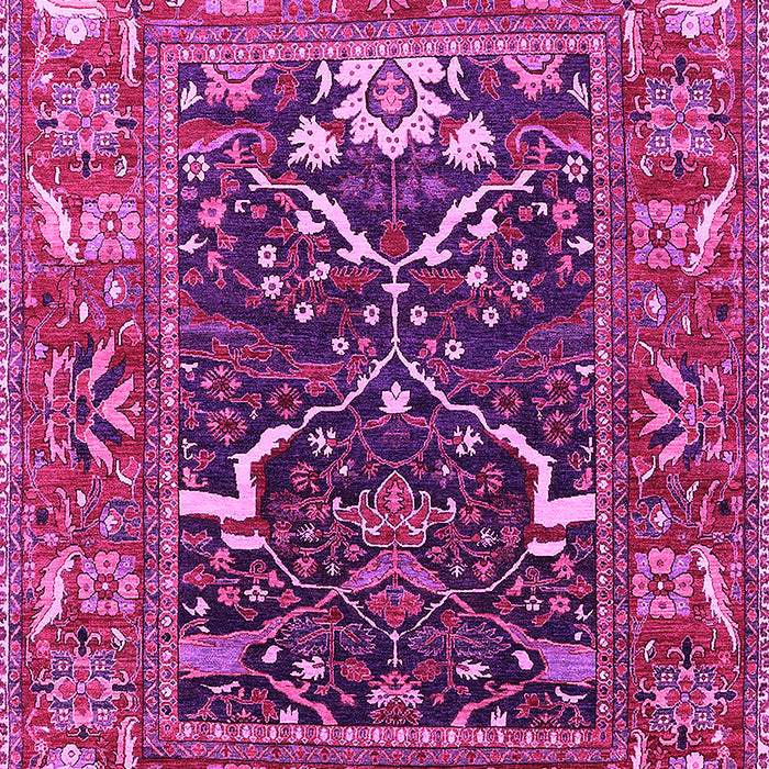 Oriental Pink Industrial Rug, urb1791pnk