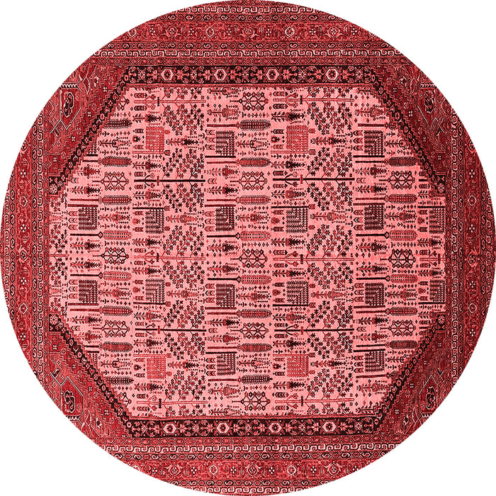 Machine Washable Oriental Red Industrial Rug, wshurb1792red