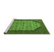 Sideview of Machine Washable Oriental Green Industrial Area Rugs, wshurb1792grn