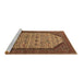 Sideview of Machine Washable Oriental Brown Industrial Rug, wshurb1792brn