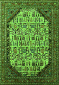 Oriental Green Industrial Rug, urb1792grn