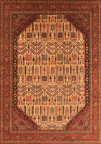 Oriental Orange Industrial Rug, urb1792org