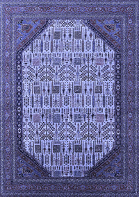 Oriental Blue Industrial Rug, urb1792blu