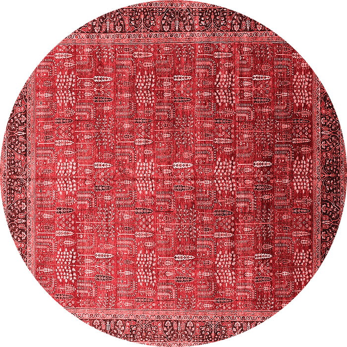 Machine Washable Oriental Red Industrial Rug, wshurb1793red