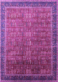 Oriental Purple Industrial Rug, urb1793pur