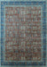 Oriental Light Blue Industrial Rug, urb1793lblu