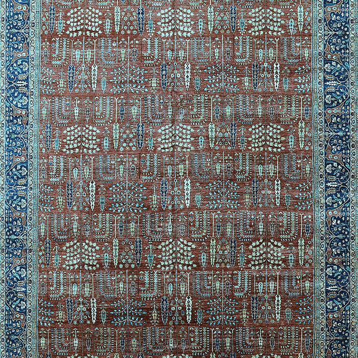 Oriental Light Blue Industrial Rug, urb1793lblu