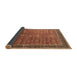 Sideview of Oriental Brown Industrial Rug, urb1793brn