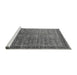 Sideview of Machine Washable Oriental Gray Industrial Rug, wshurb1793gry