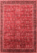 Oriental Red Industrial Area Rugs