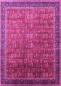 Oriental Pink Industrial Rug, urb1793pnk