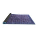 Sideview of Oriental Blue Industrial Rug, urb1793blu