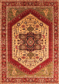 Oriental Orange Industrial Rug, urb1794org