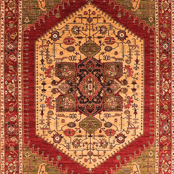 Oriental Orange Industrial Rug, urb1794org