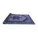 Sideview of Oriental Blue Industrial Rug, urb1794blu