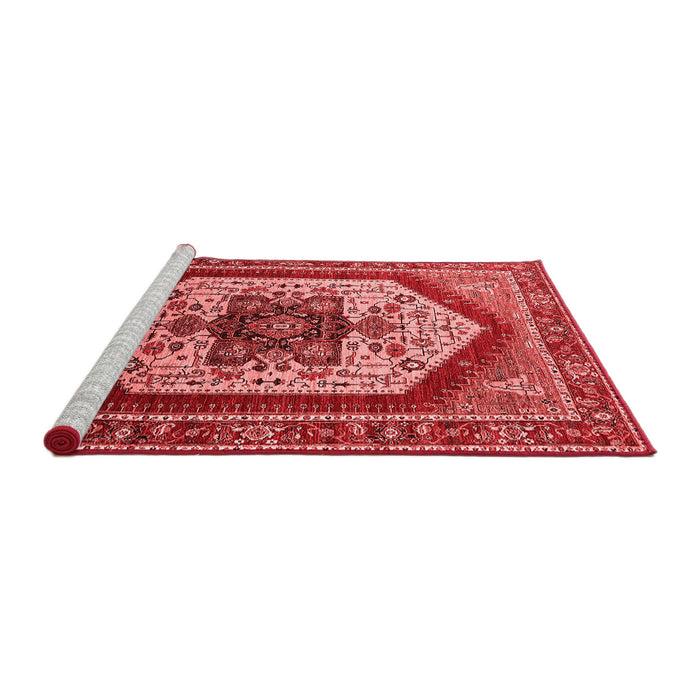 Industrial Red Washable Rugs
