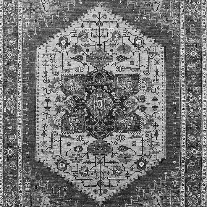 Machine Washable Oriental Gray Industrial Rug, wshurb1794gry
