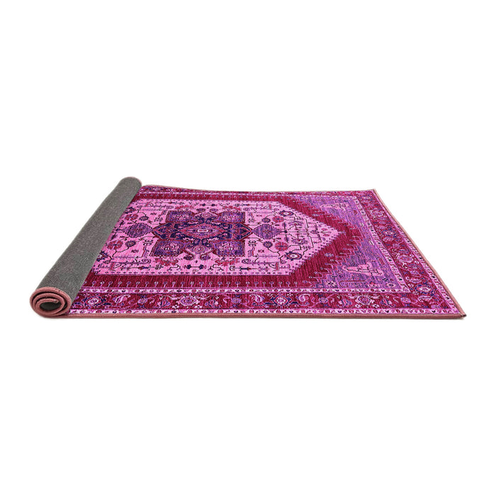 Sideview of Oriental Pink Industrial Rug, urb1794pnk