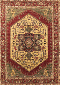 Oriental Brown Industrial Rug, urb1794brn