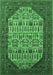 Oriental Emerald Green Industrial Rug, urb1795emgrn