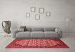 Industrial Red Washable Rugs