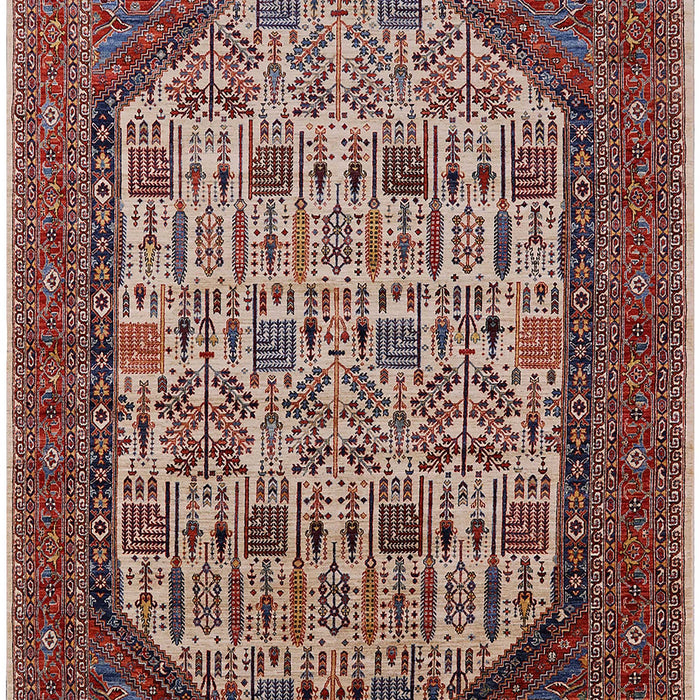 Machine Washable Industrial Modern Light French Beige Brown Rug, wshurb1795