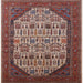 Square Mid-Century Modern Light French Beige Brown Oriental Rug, urb1795