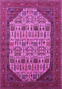 Oriental Pink Industrial Rug, urb1795pnk