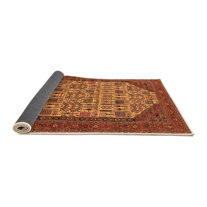 Sideview of Oriental Orange Industrial Rug, urb1795org