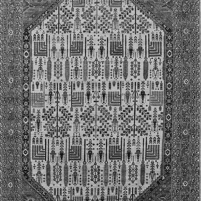 Machine Washable Oriental Gray Industrial Rug, wshurb1795gry