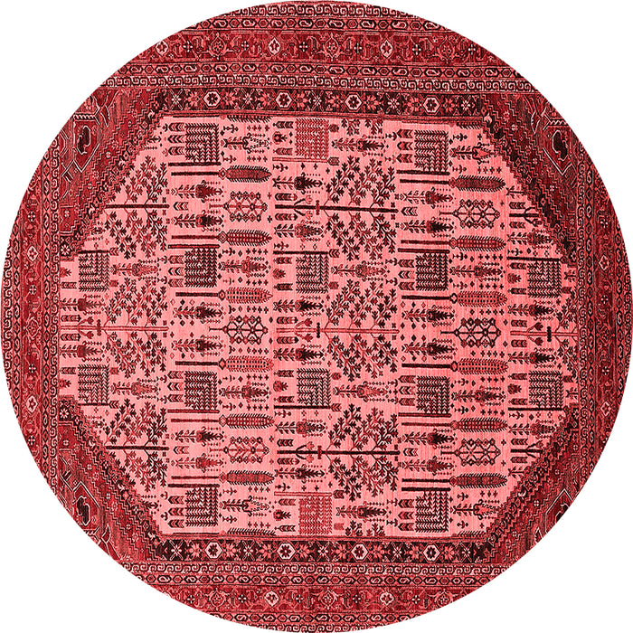 Machine Washable Oriental Red Industrial Rug, wshurb1795red