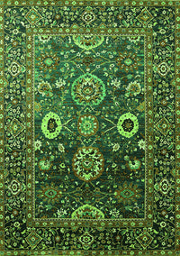 Oriental Green Industrial Rug, urb1796grn