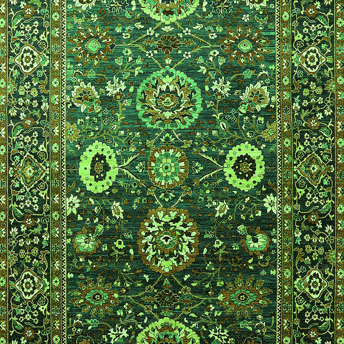 Oriental Green Industrial Rug, urb1796grn