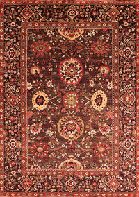 Oriental Orange Industrial Rug, urb1796org