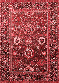 Oriental Red Industrial Rug, urb1796red