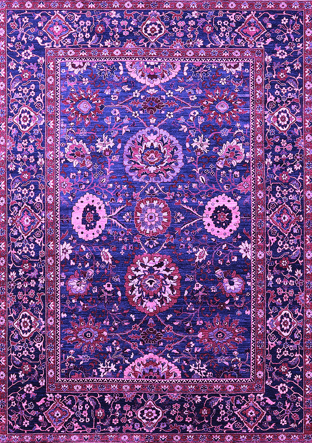 Oriental Purple Industrial Rug, urb1796pur Ahgly Company