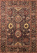 Oriental Brown Industrial Rug, urb1796brn