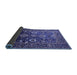 Sideview of Oriental Blue Industrial Rug, urb1796blu