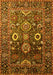 Oriental Yellow Industrial Rug, urb1796yw