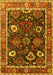 Oriental Yellow Industrial Rug, urb1797yw