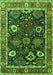 Oriental Green Industrial Rug, urb1797grn