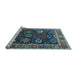 Sideview of Machine Washable Oriental Light Blue Industrial Rug, wshurb1797lblu