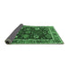 Sideview of Oriental Emerald Green Industrial Rug, urb1797emgrn