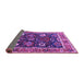 Sideview of Oriental Purple Industrial Rug, urb1797pur